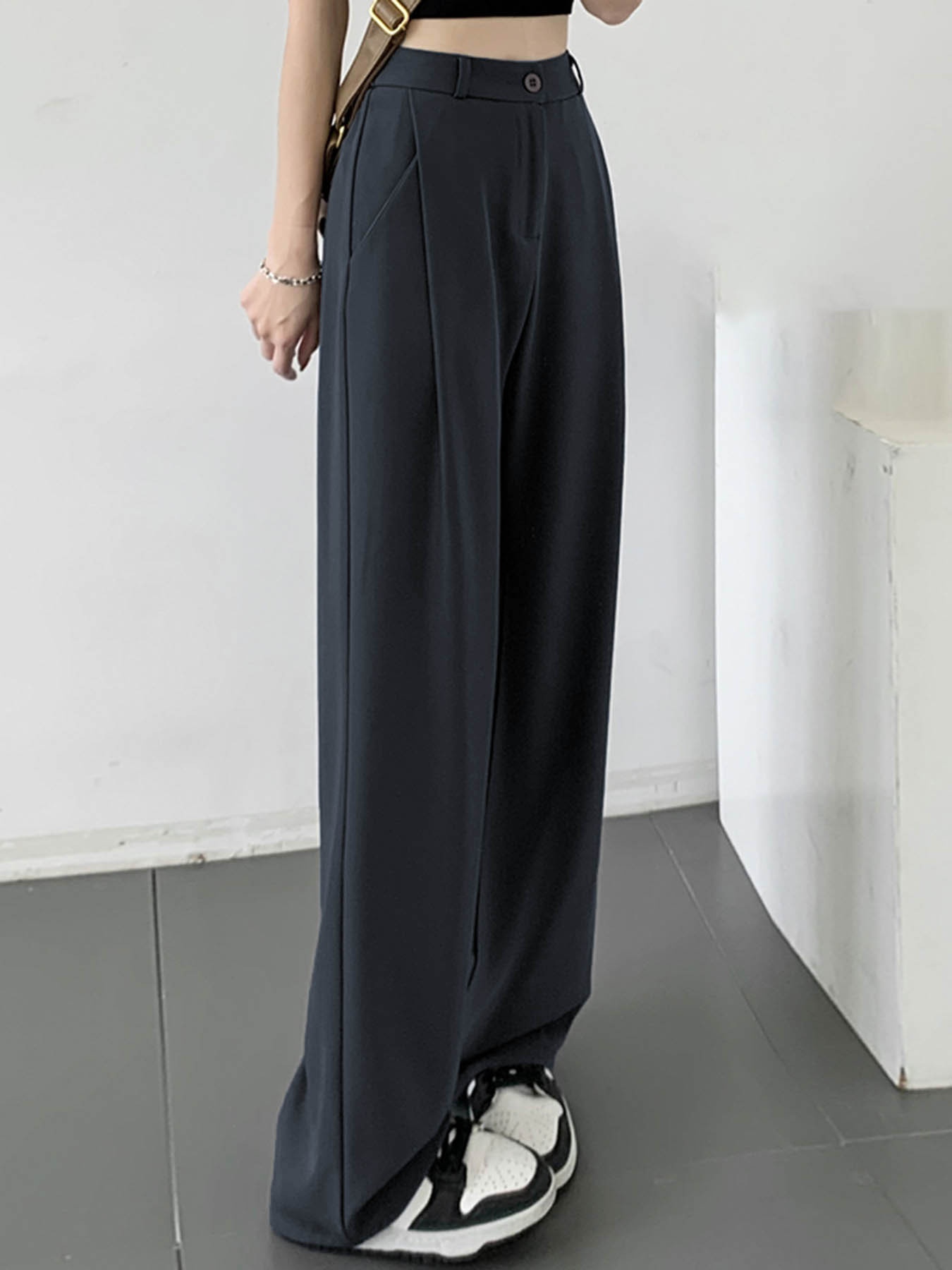 sachin and babi light blue dress White High Waist Petite Dress Pants & Trousers main image 0