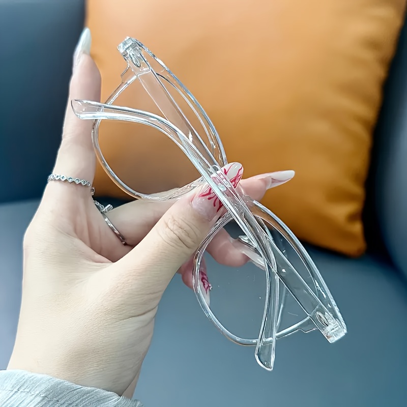 pair simple cute plastic frame non Temu Oman