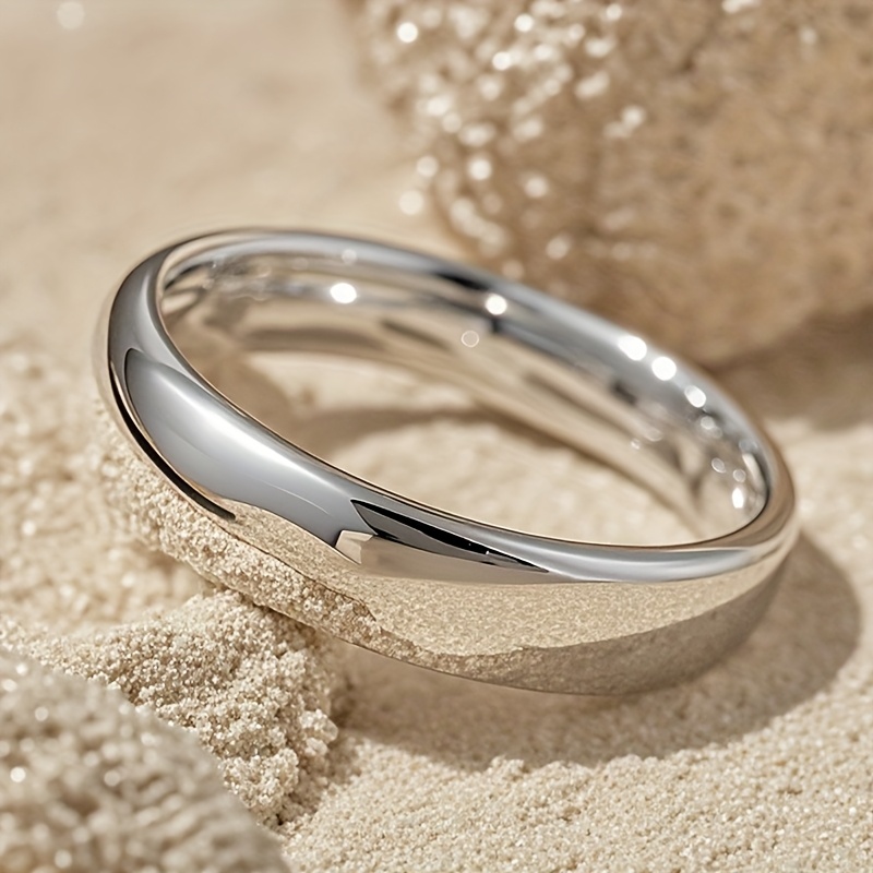 304L Stainless Steel Ring for Couples Weddings