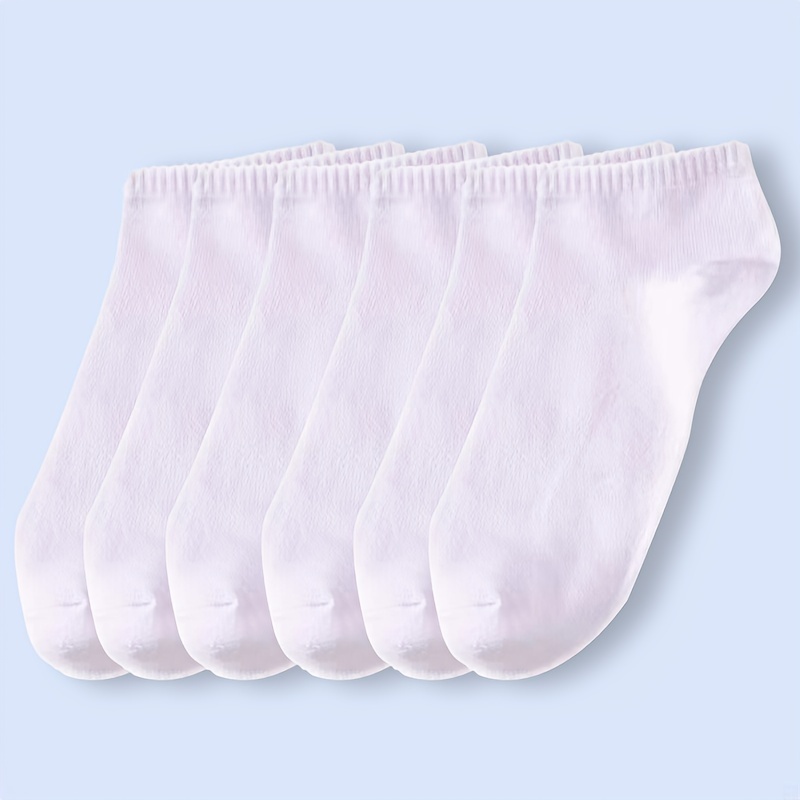 3 Pairs/6 Pairs/15 Pairs Of Women's Black, White, And Gray Solid Color Short Socks, Stylish And Versatile, Wear