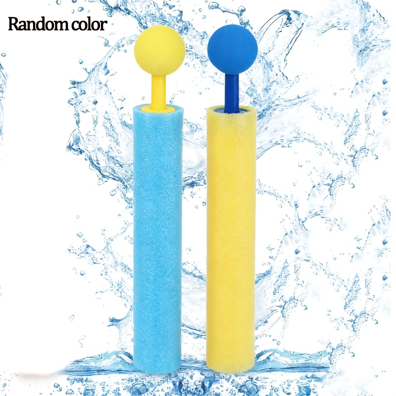 TEMU 2/4/6/8/12pcs Children' Guns, Foam Water Guns, Colored Water Guns, Stick Water Guns, Foam Water Sprayers, Super Water , Fight Toys, Suitable For