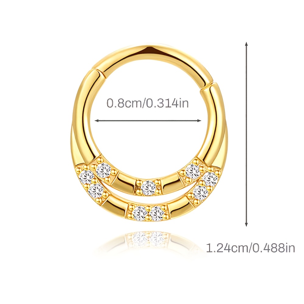 Women'S Asymmetrical Double-Layer Heart-Shaped Earrings