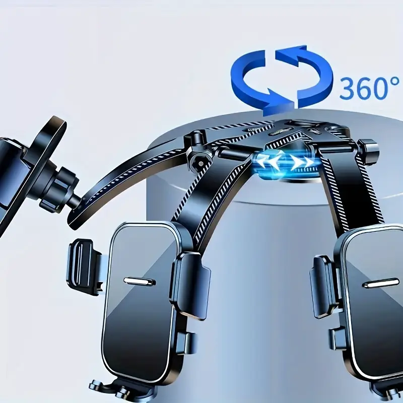 一款多功能汽车手机支架,配有可旋转360度的吸盘,适用于2025年新款 详情 2