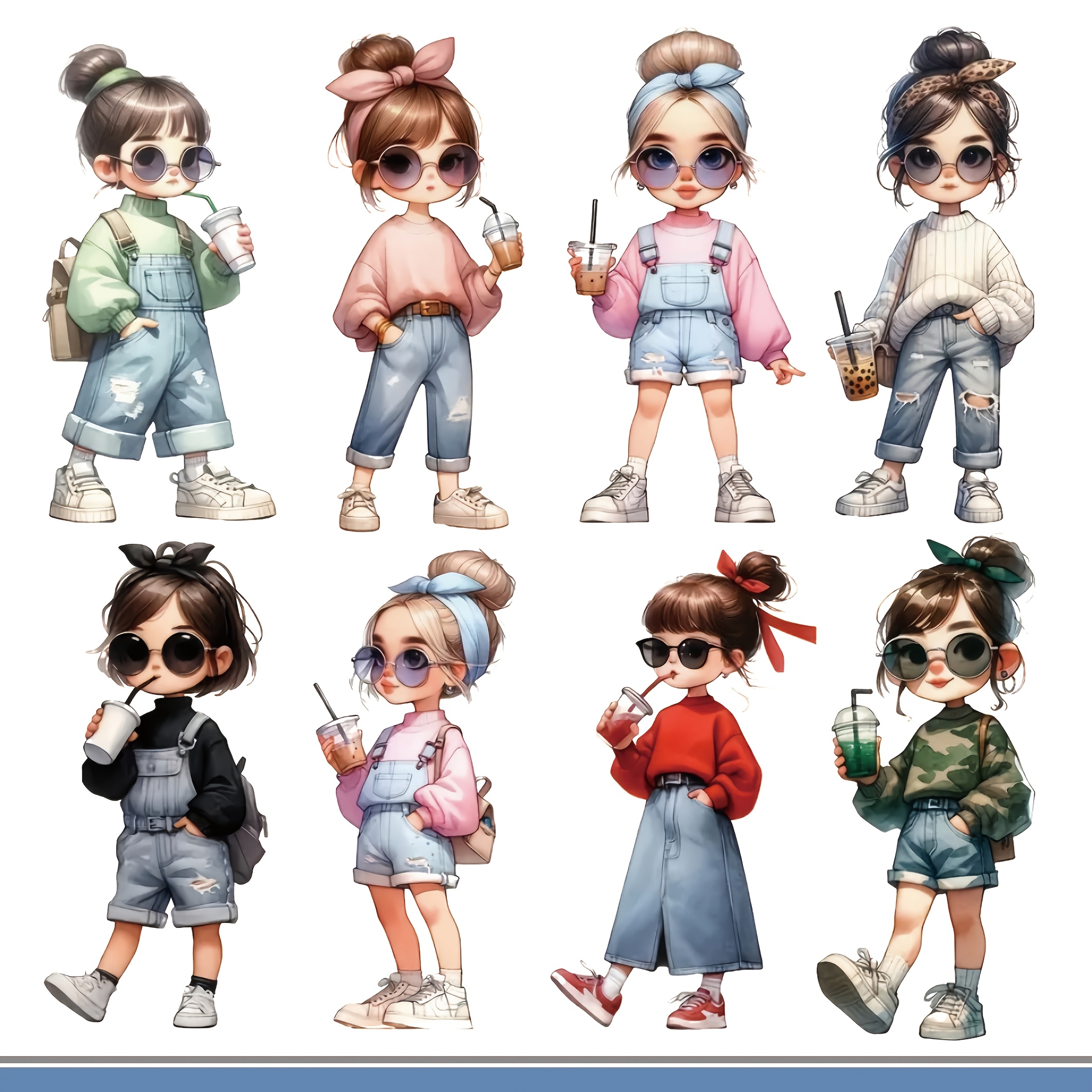 TEMU 8 pezzi di adesivi termoadesivi resistenti e lavabili, con foto "Vintage Fashion Exquisite" - Stickers termoadesivi e da stirare, per magliette,