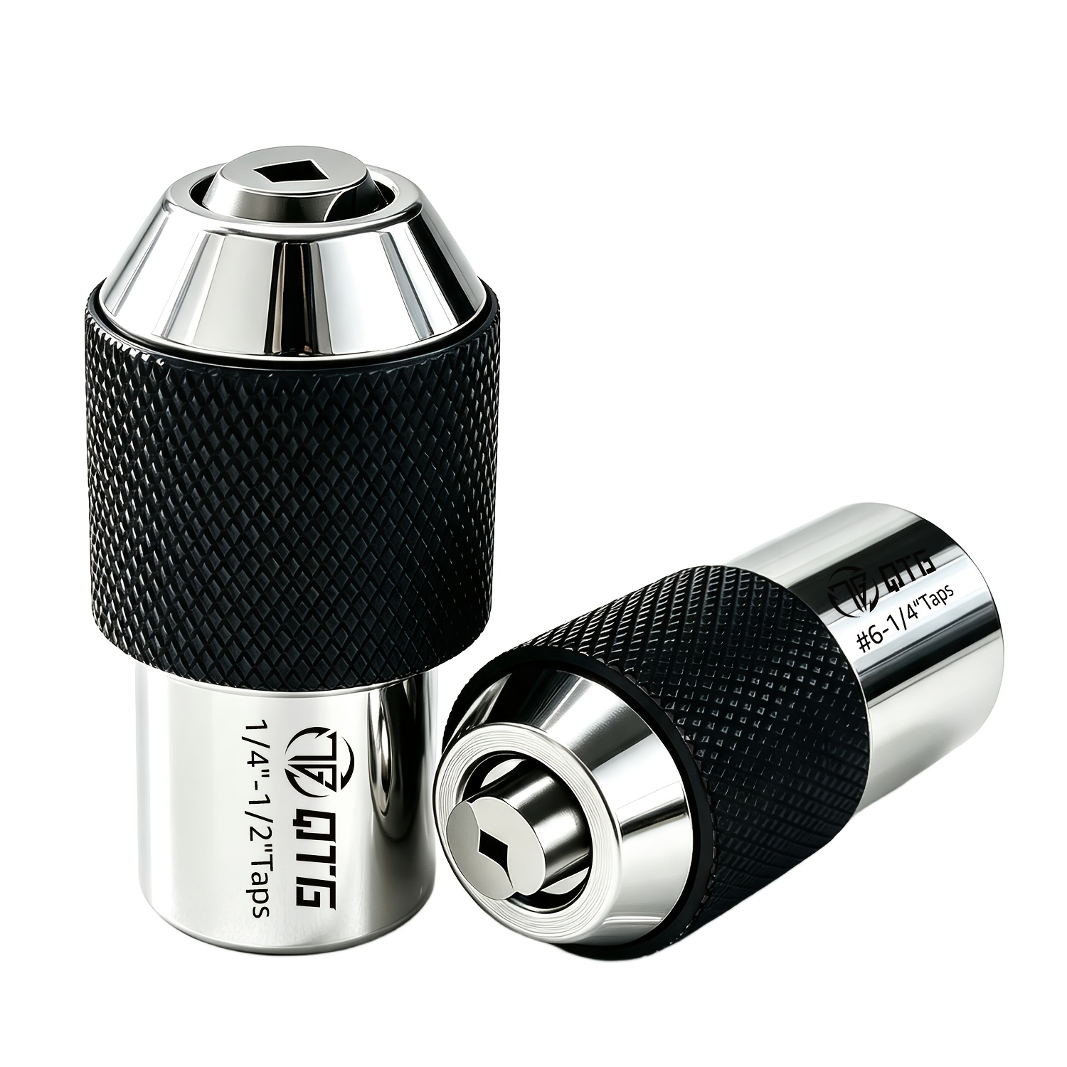 TEMU 2pcs Qtg Universal Adjustable Tap Socket, Ratcheting Tap Socket, 3/8" Drive Tap Holder, Compatible With Taps, Reamers, Screw Extractors