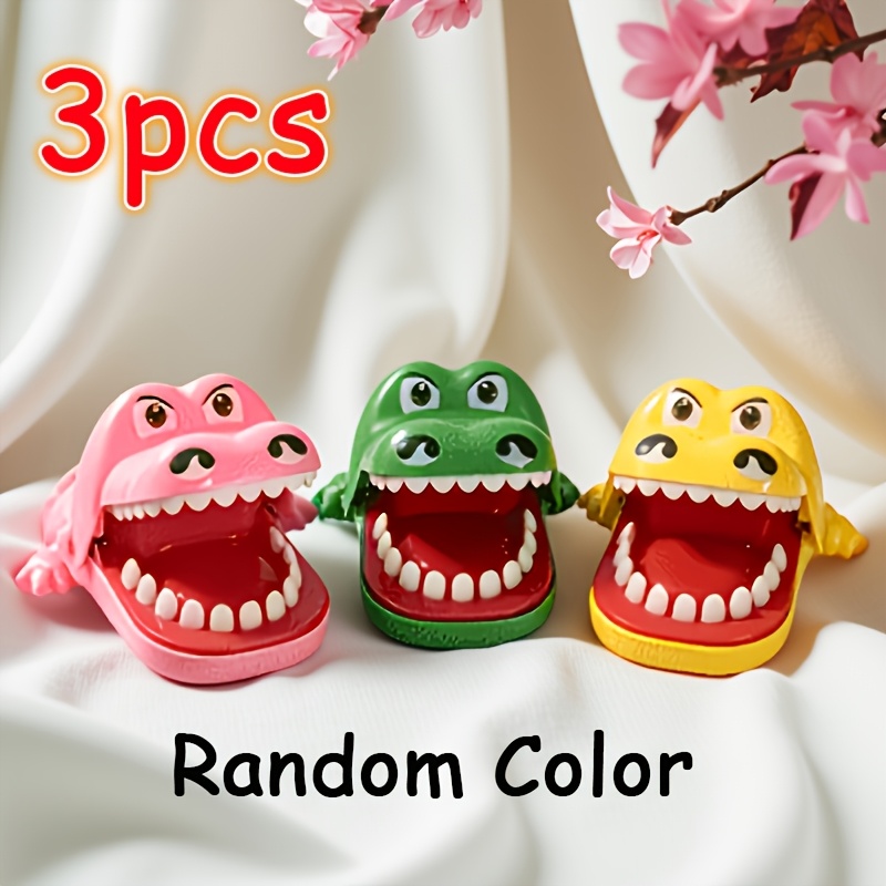 TEMU Cottibe, 3-pack Crocodile Toys, Stacking And Sorting Toys, Sensory Toys, Educational Early Development Activity Toys, Back-to- Gifts, Random
