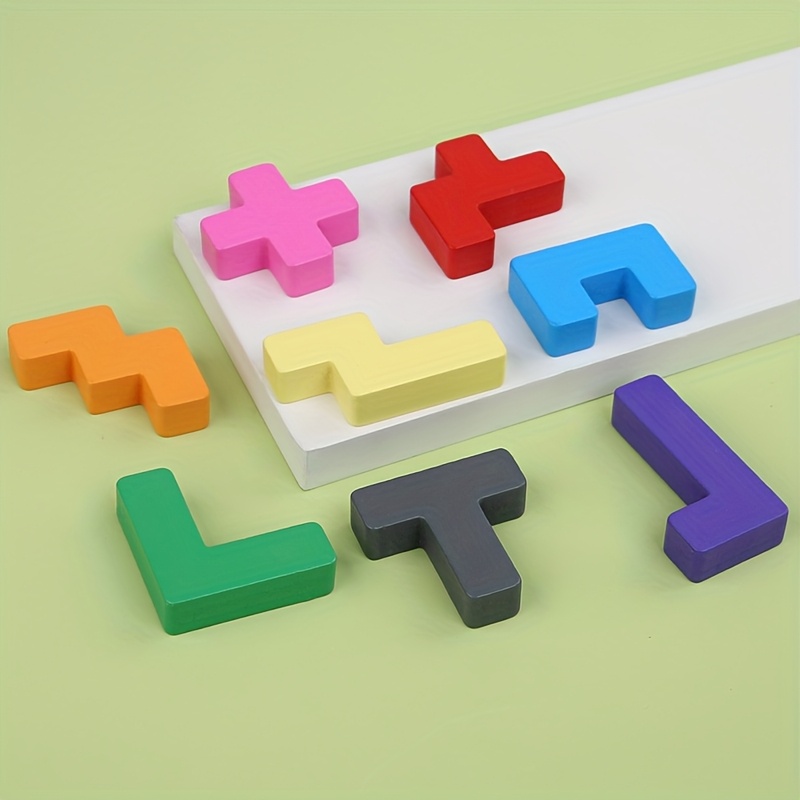 Shadow Guessing Game Balance Building Blocks Puzzle Toy