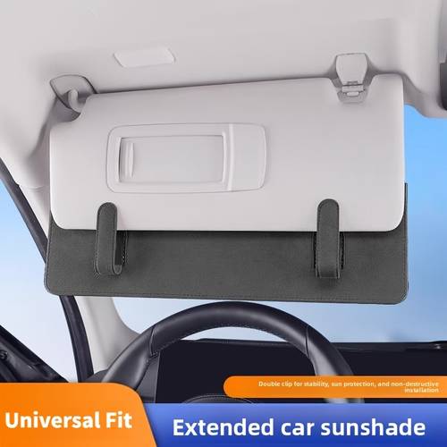 visera parasol para coche, nueva extensión, parasol para conducir, almacenamiento, accesorios para coche, colección de adiciones interiores