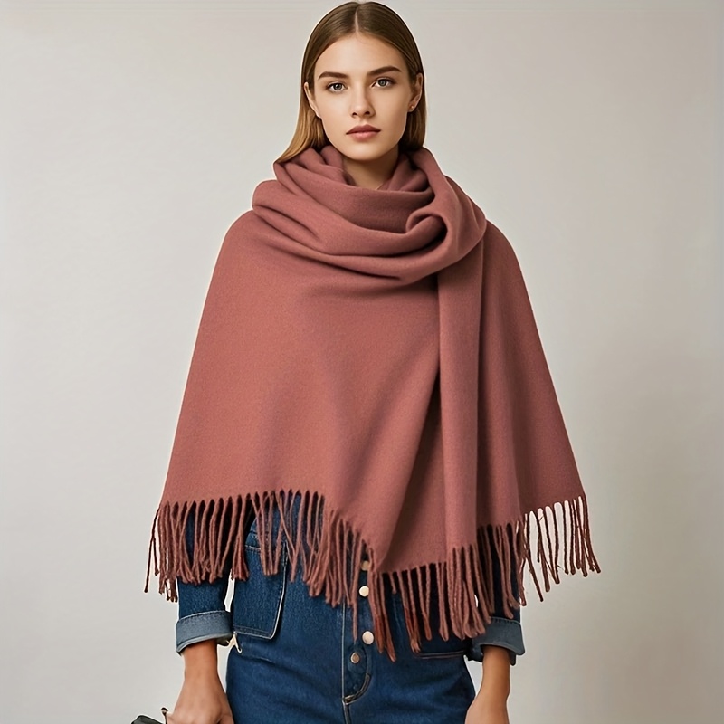 78.74inch*27.56inch/74.8inch*12.99inch Wool Scarf, Warm, Thickened And Enlarged, Shawl, Christmas Gift, Birthday Gift
