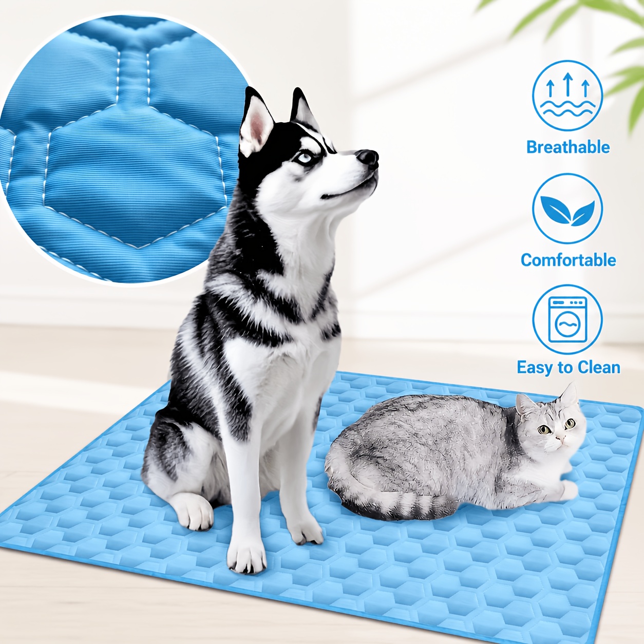 2026 Upgraded Mat For , Breathable, Lightweight & Ultra-comfortable Pet Mat, Thin Dog Bed And Cat Bed