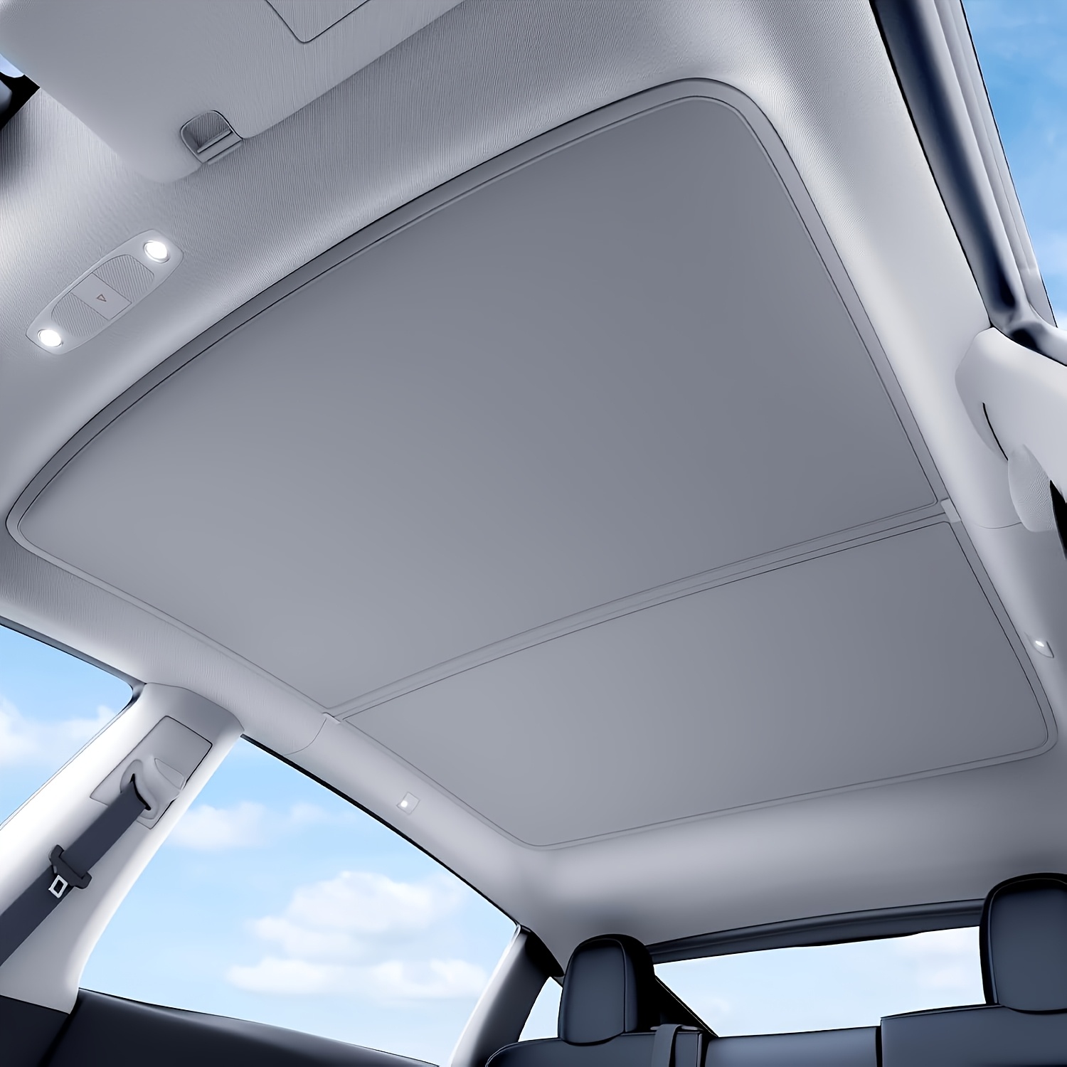 summer travel essential fortesla   sunshade with     blocks sunlight   and insulates   protection for  