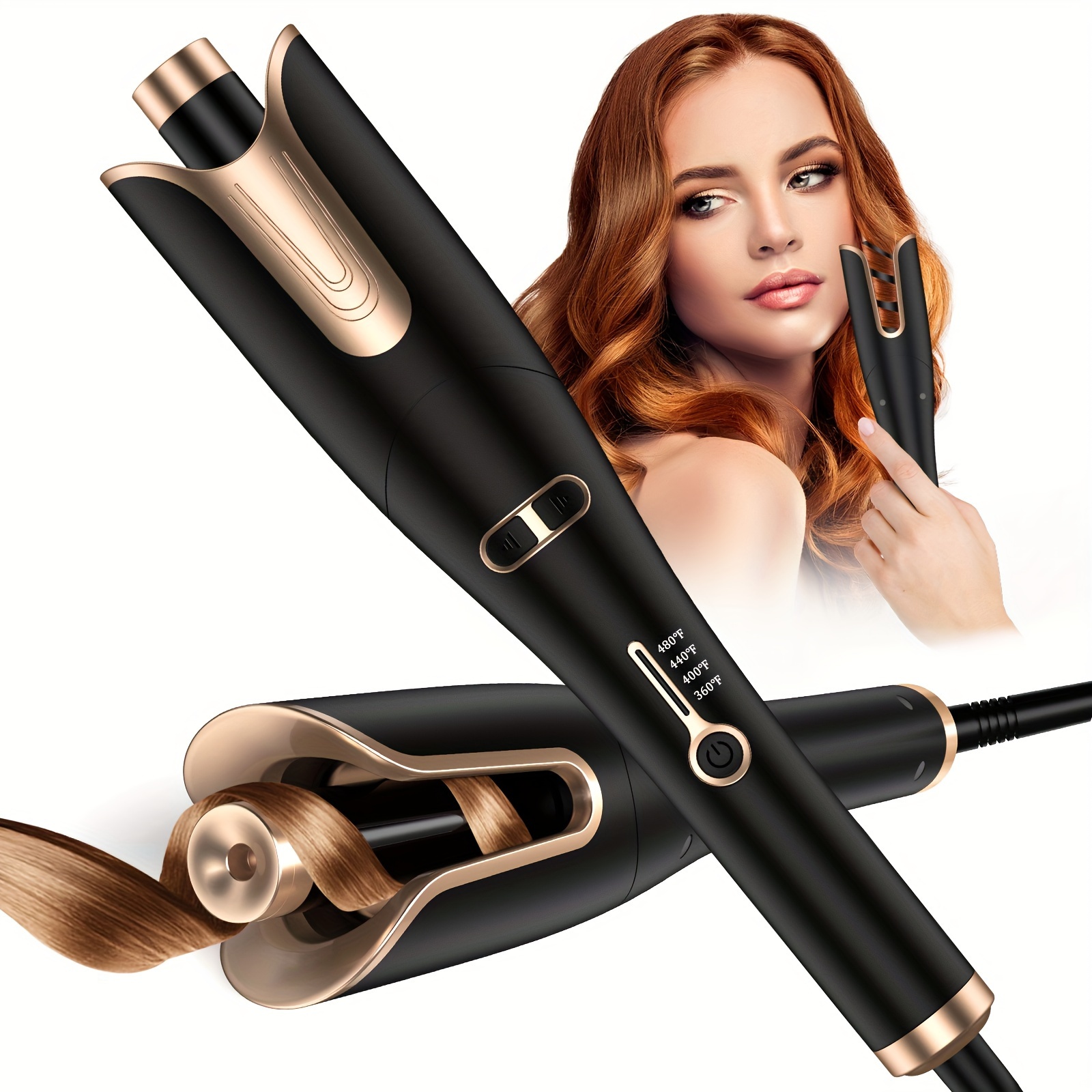 

Nexpure Hair Curling Iron, Professional With 1" Large Rotating Barrel, Gifts For Women, Mother's Day Gift