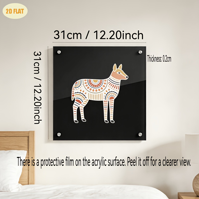 2D Acrylic Custom Name Sign for Baby Nursery Decor
