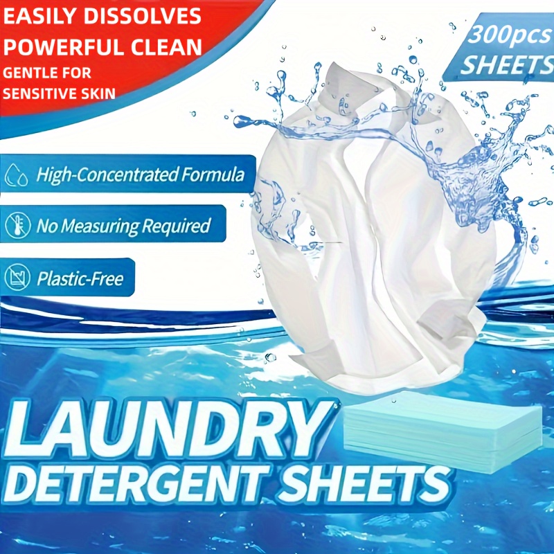 Laundry Tablets Strong Decontamination Laundry Detergent Sheet Underwear  Clothes