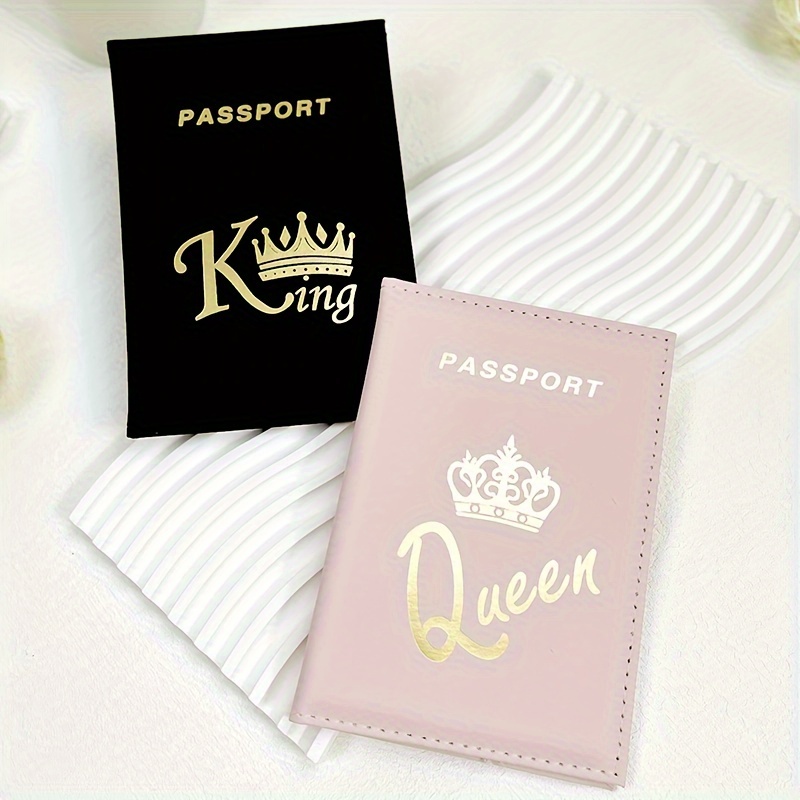 TEMU 2pcs, Passport Holder, Passport Wallet, Passport Cover For Couple's Honeymoon