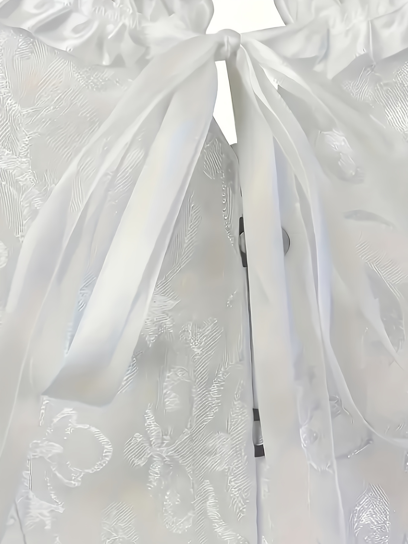White Lace Strapless Corset Top - Tummy Control, Back Support, Pleated Design with Front Closure, Perfect for Halloween or Festive Occasions