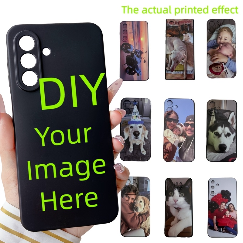 TEMU Phone Case: Diy Tpu Drop-proof Phone Case, Suitable For Galaxy A17 5g/f17 5g. Customizable With Images And Text. Couple's Phone Case. Christmas