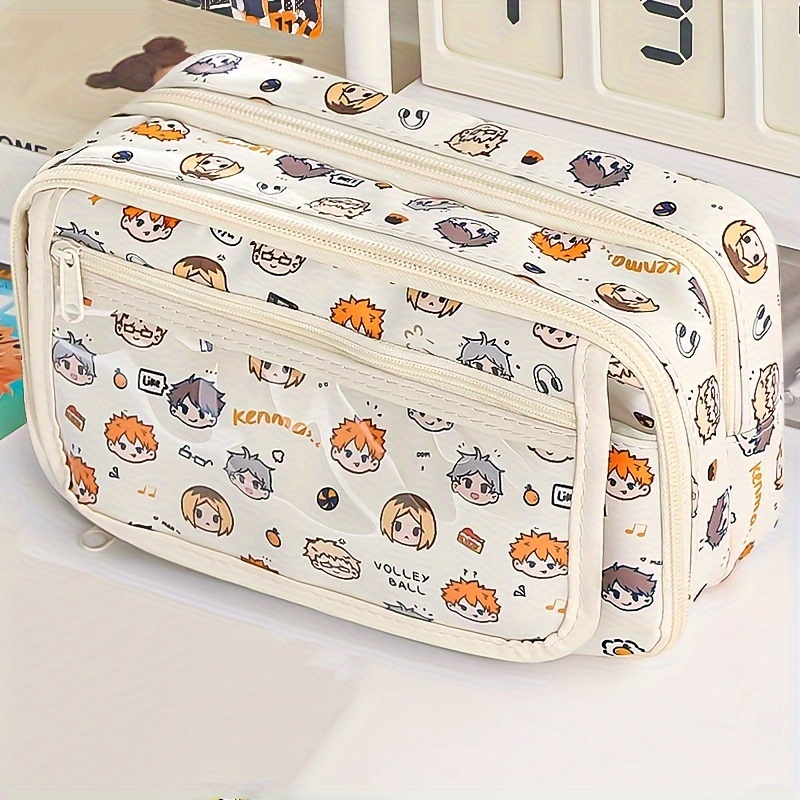 Anime Kosmetiktasche „Just A Girl Who Really Loves Anime“ – Wasserdicht, 23x17 Cm, Perfekt Für Fans