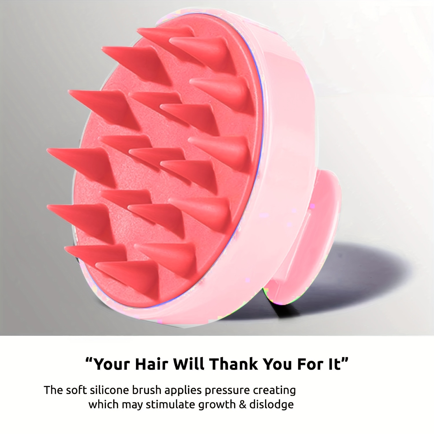 

Silicone Massage Shampoo Brush For Cleaning The Scalp, Easily Detangles Hair And Promotes Smoothness.