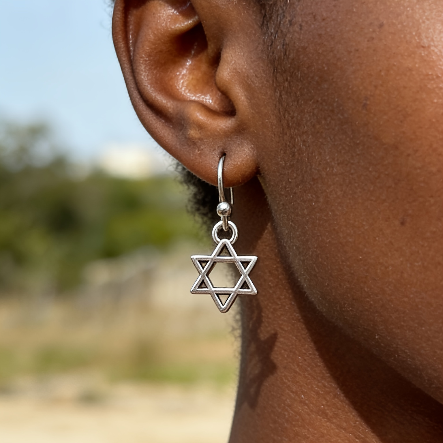 Mysterious Hexagram Guardian Drop Earrings — Unique Gift for Her