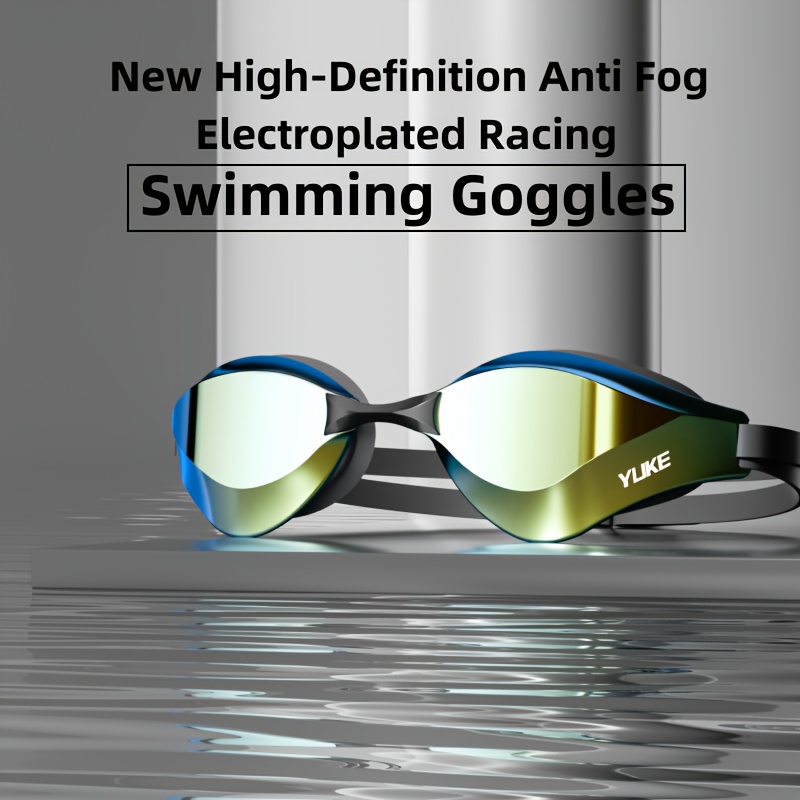 

Lunettes de Natation Électroplaquées pour Adultes, Étanches et Anti-Buée, pour la Natation et le Surf, Cadeau pour le An ou la Saint-Valentin