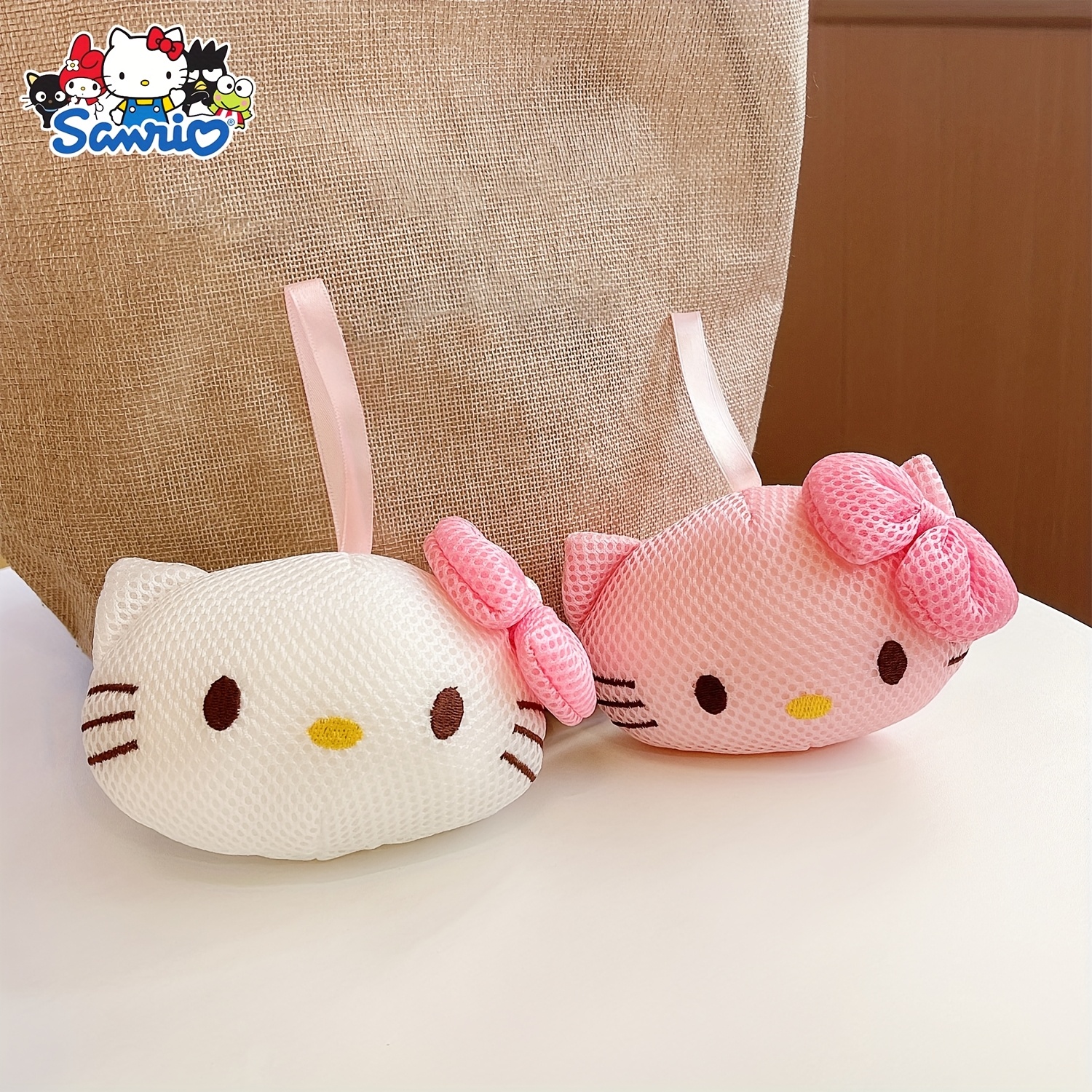 Licensed Cute Bath Sponge, Soft Mesh Exfoliating Scrubber