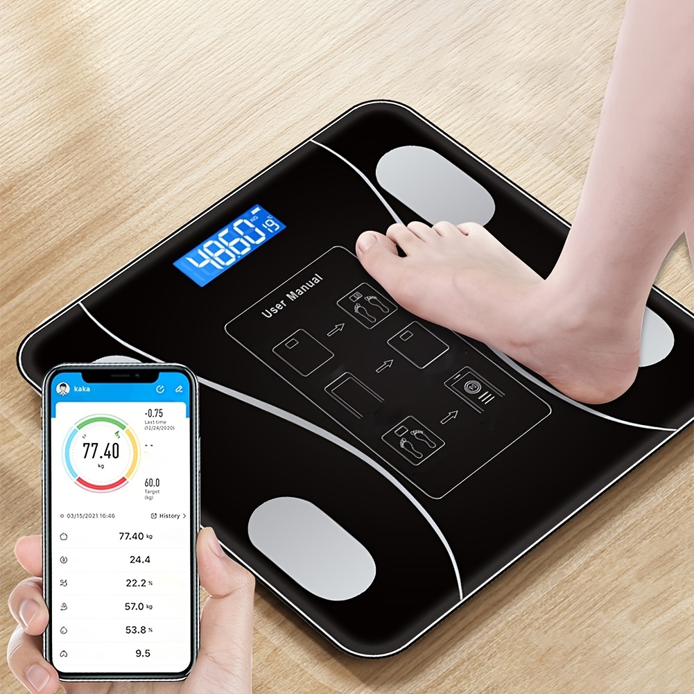 

Home Scale, High-precision Digital Bathroom Scale, Lcd Display Screen, Built-in Battery