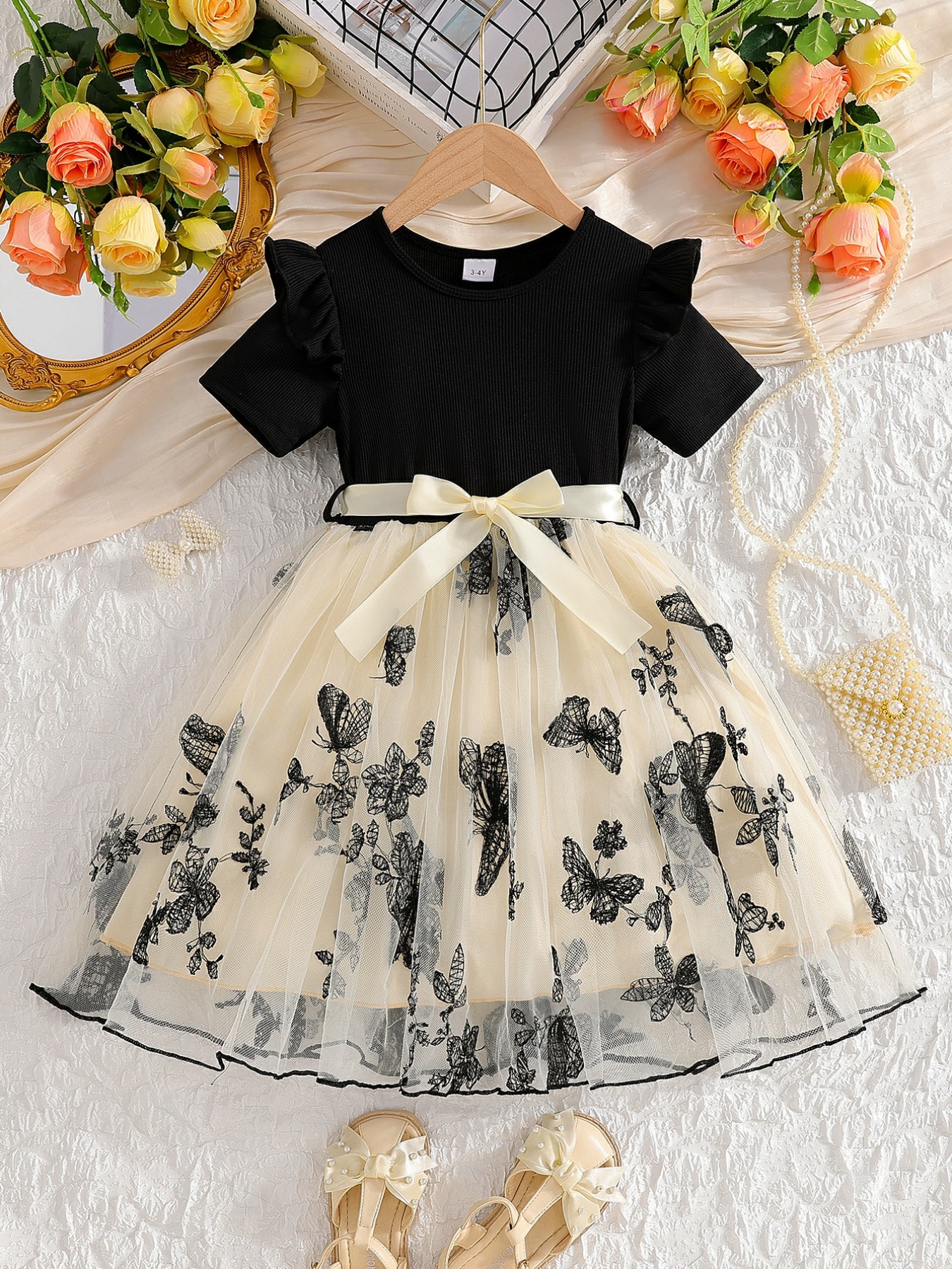 blue dress for baby girl Black White Rihanna Round Neck Dress Short Prom Party Celebrity Formal –  Hoprom