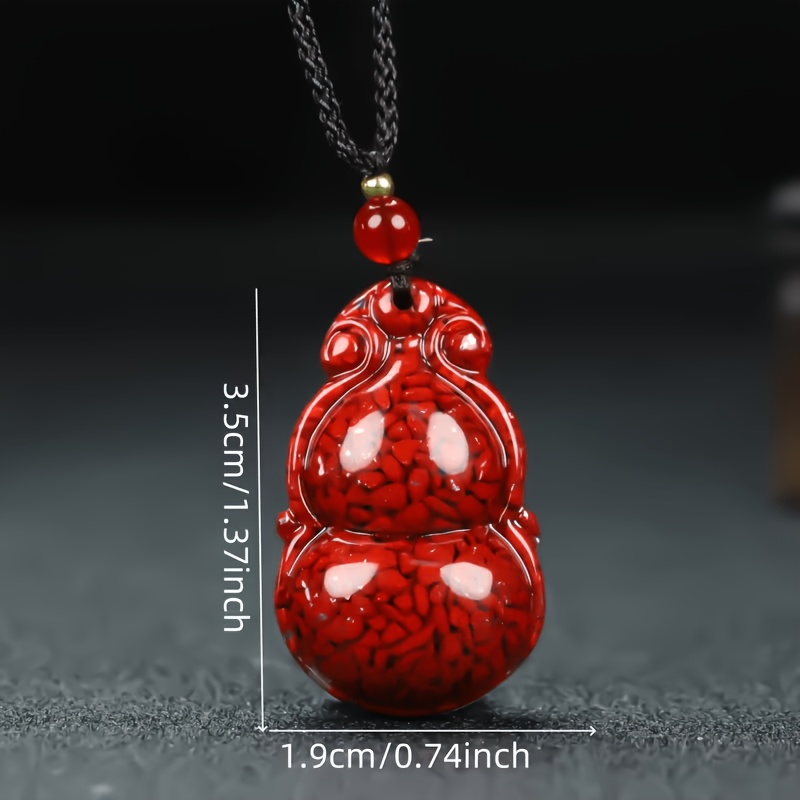 Unisex Elegant Vermilion Hilt Pendant Necklace