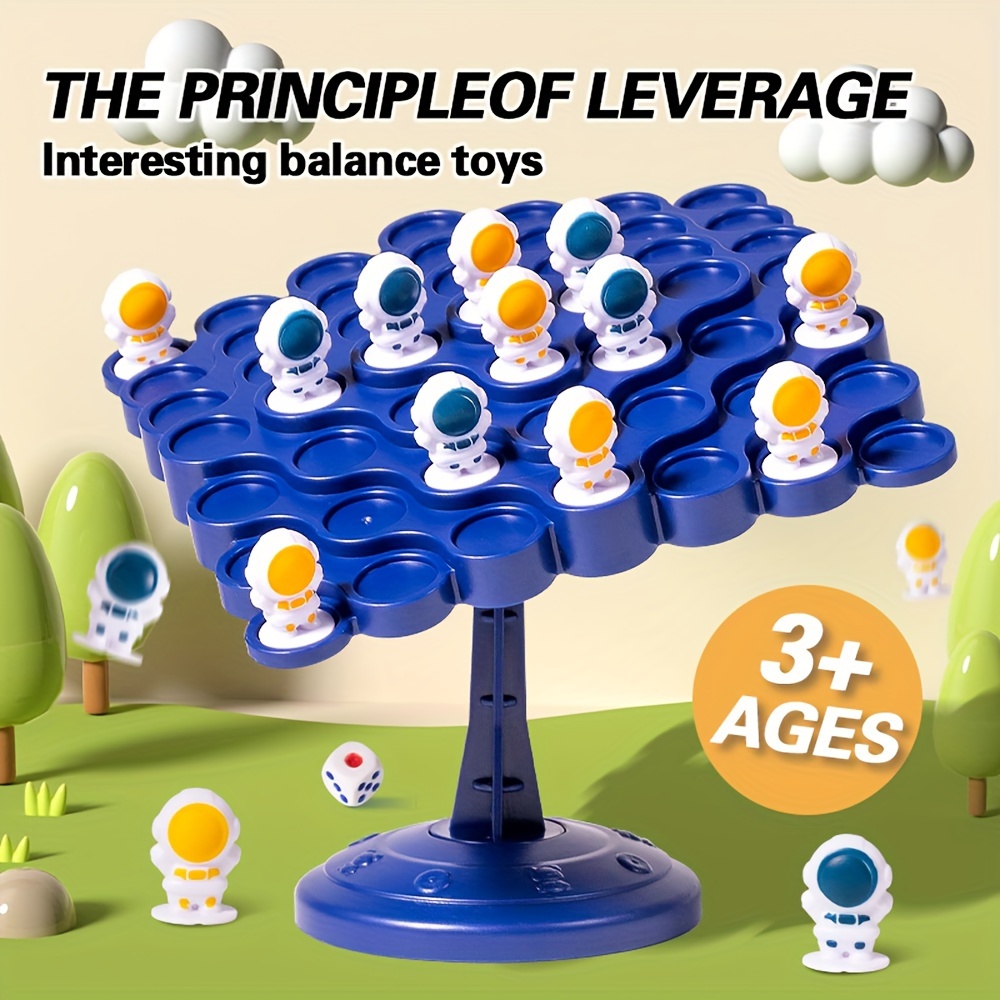 

Astronaut Balance Tree Game, Brain Puzzle Playing For Developing Concentrate And Coordination Skills