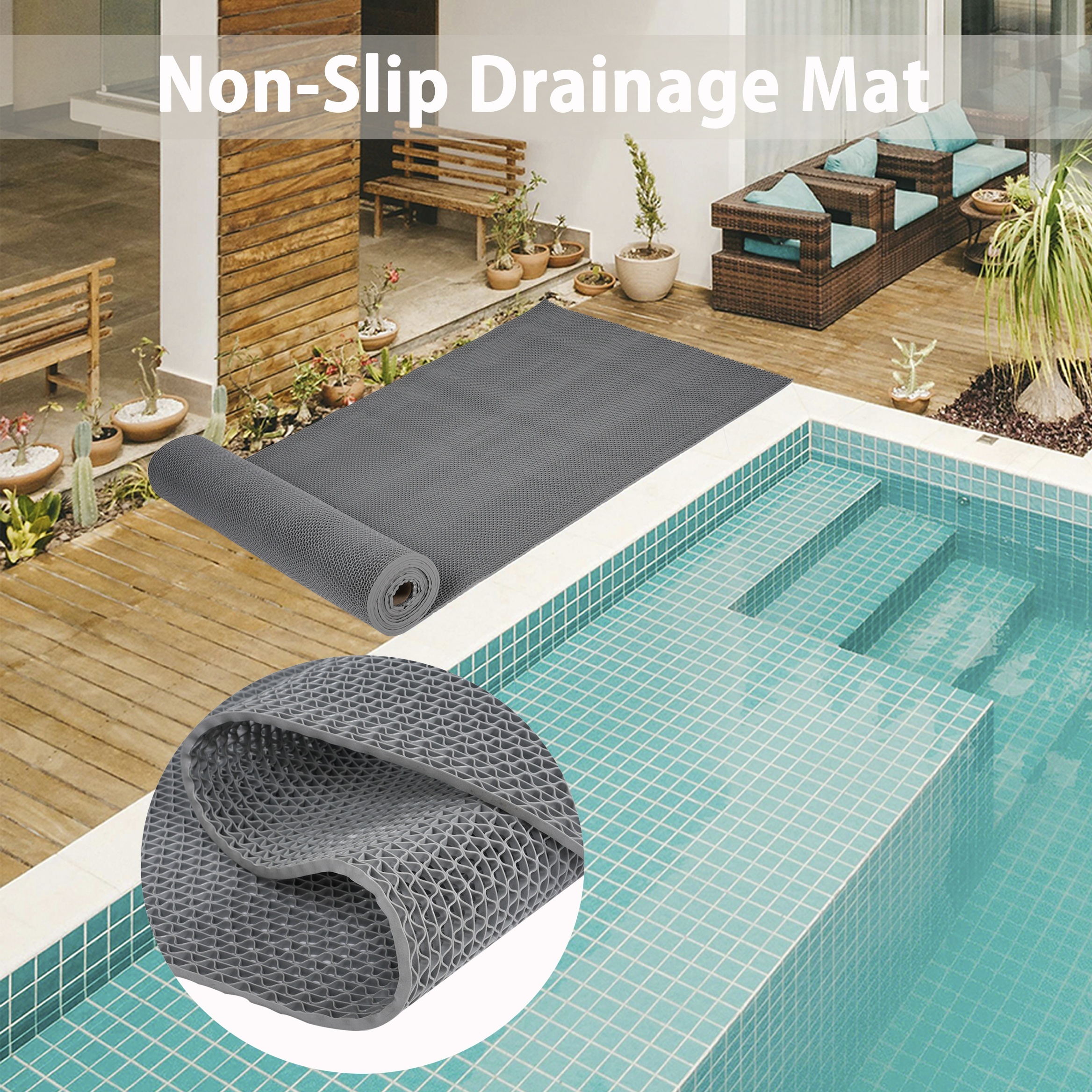 

Mat Drainage - , - Bottom For Bathroom & Use