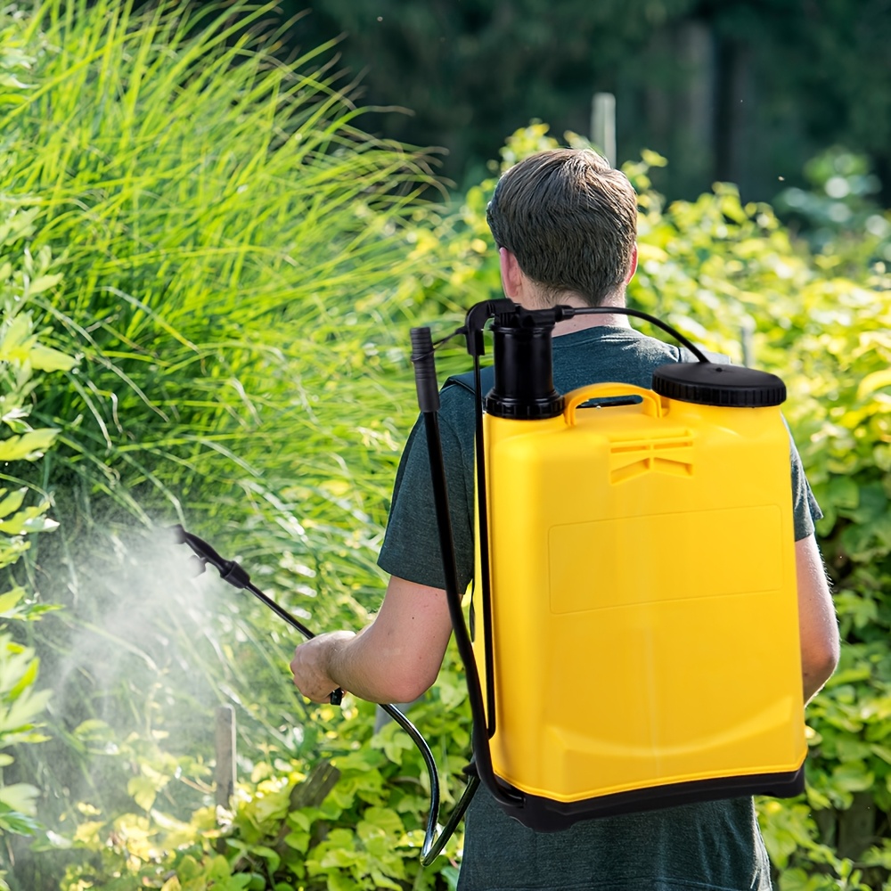 

Pulvérisateur à pression 16L, 46,8 x 33 x 17,5 cm, pulvérisateur de jardin, pulvérisateur à dos, tuyau unique, 2 réglables, pour herbicides, des