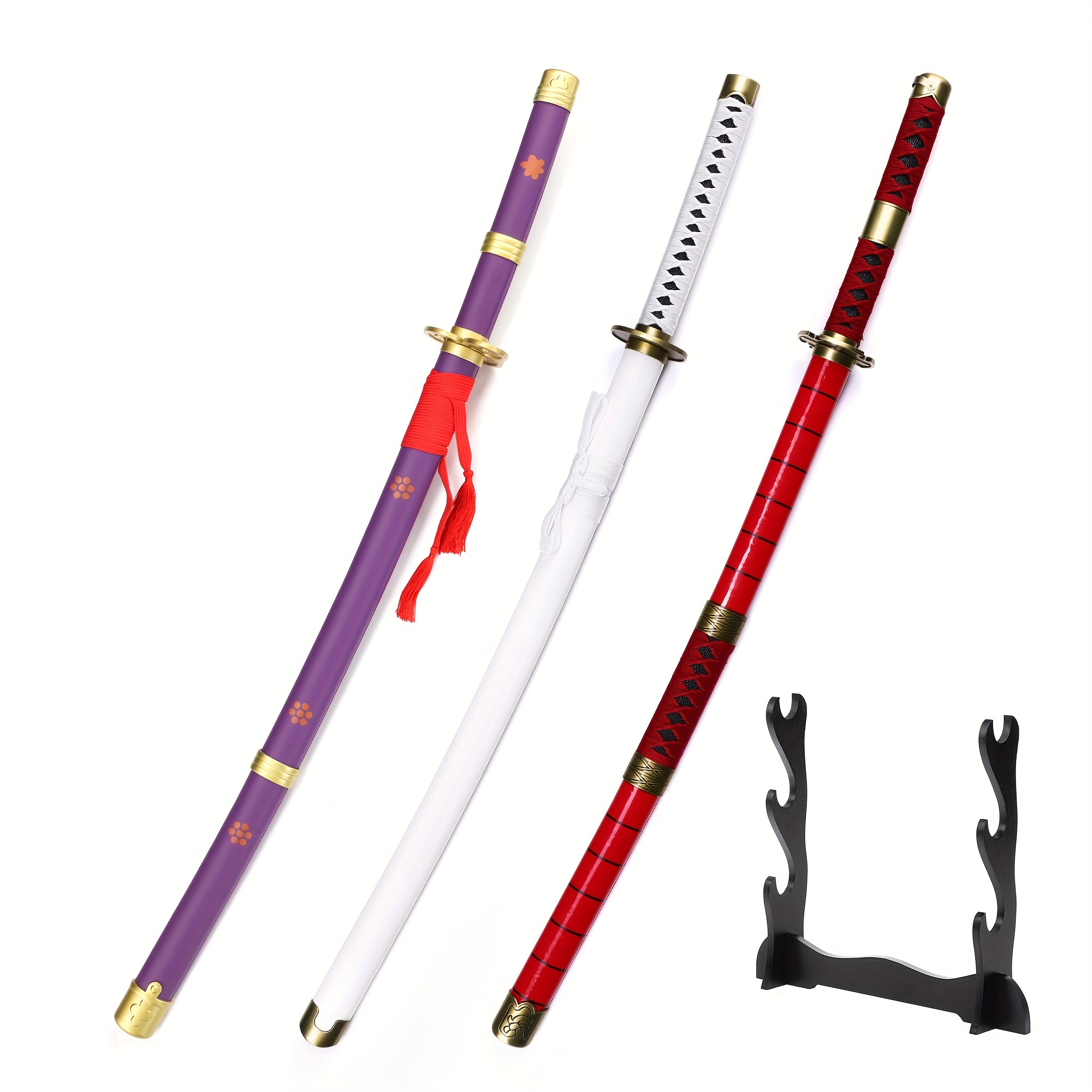 

Handmade Japanese Anime , Cosplay Sword Stainless Steel Real, Anime Original Texture, About 41 Inch Overall, Props, Decorations, Collections, Halloween Gifts, Not Sharp