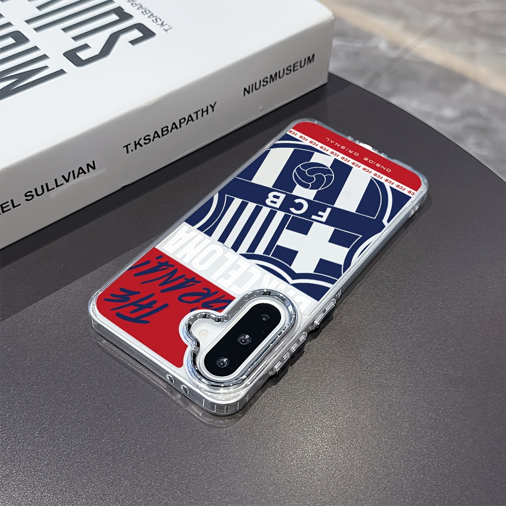 Custodia per Xiaomi Redmi Note 12 Pro + 5G del FC Barcelona BarÇa Scudo tangibile per proteggere il tuo cellulare. Cover in silicone flessibile con licenza ufficiale FC Barcelona