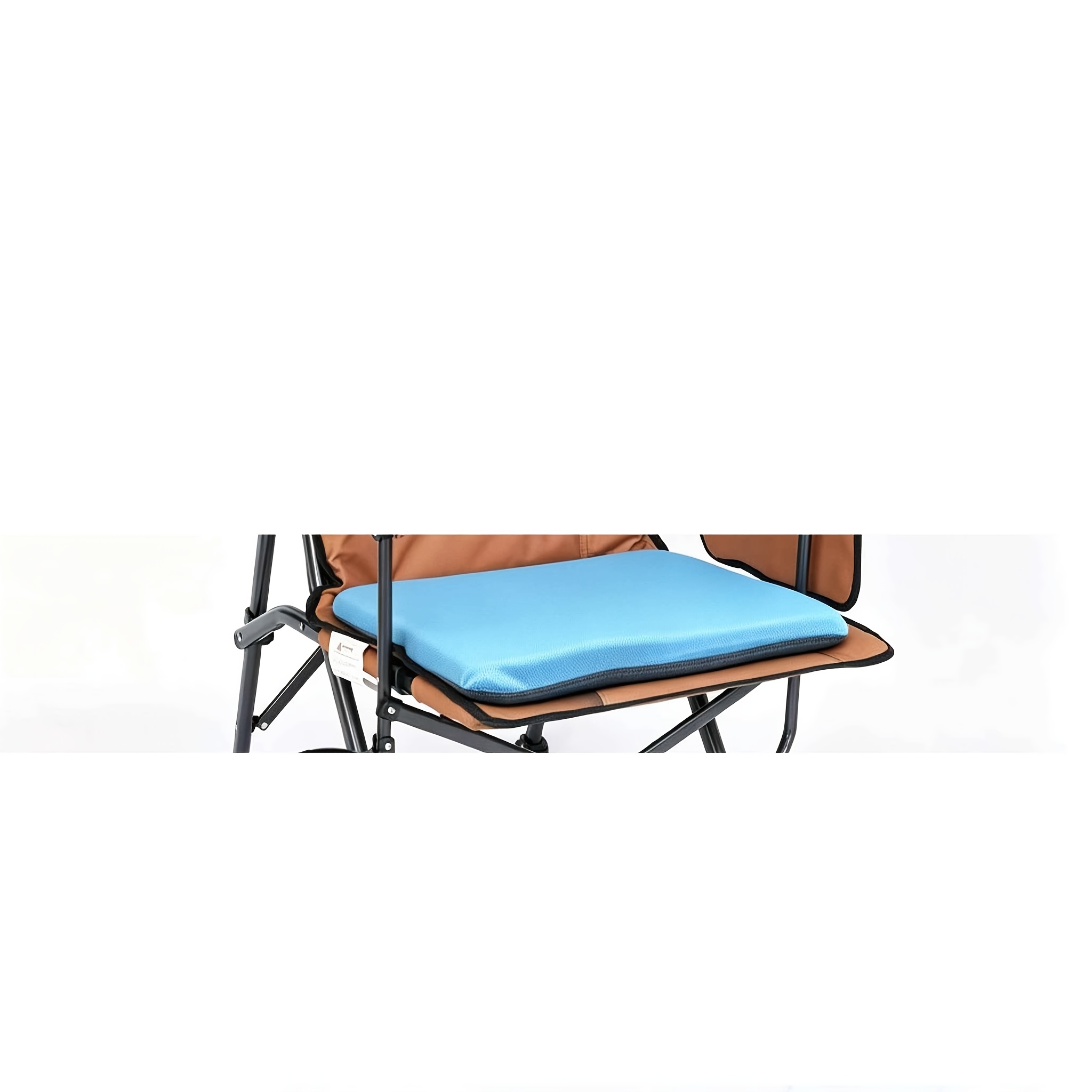 TEMU Coussin de siège universel antidérapant pour intérieur et extérieur, convient aux chaises de camping pliantes, chaises de pêche, chaises de