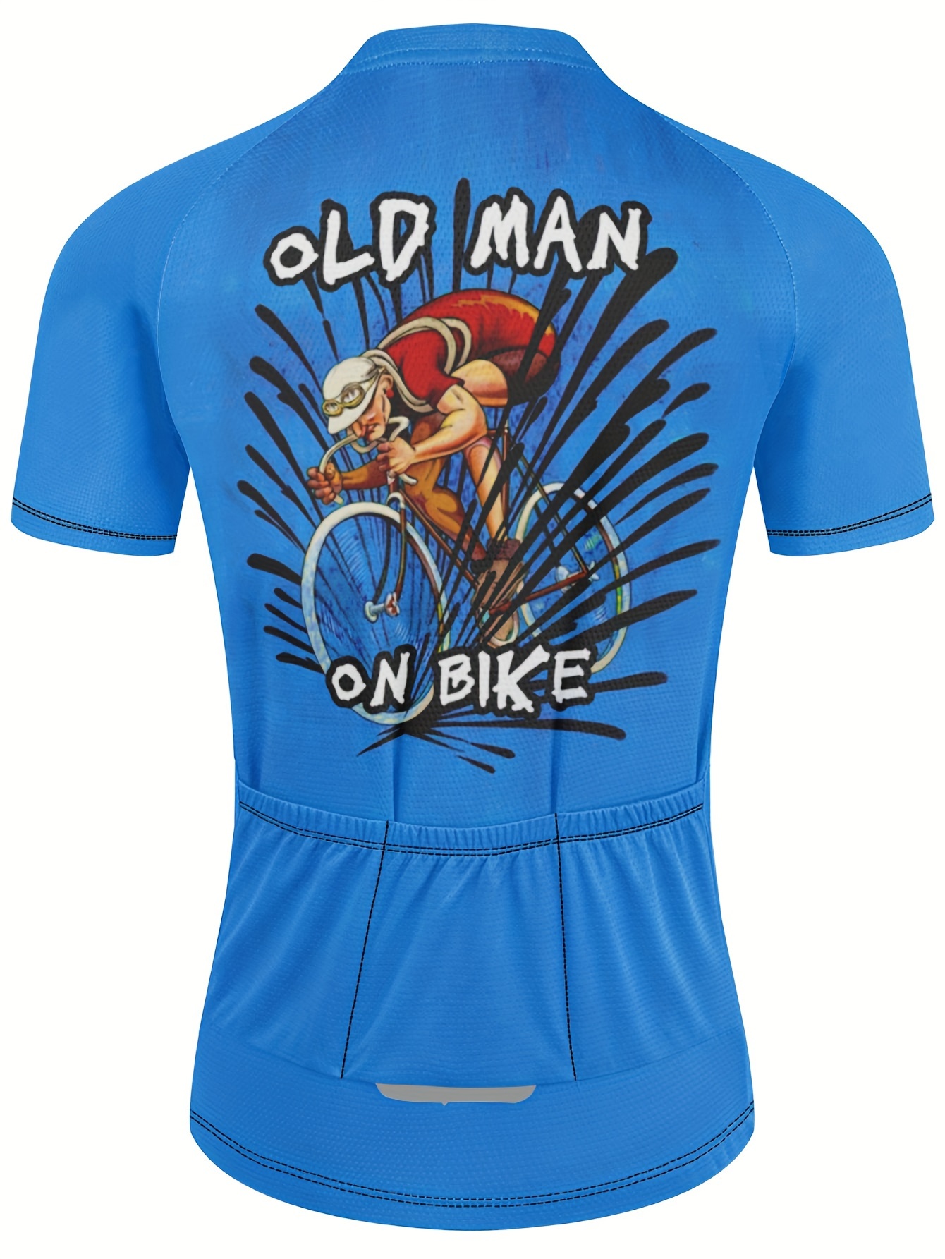 OEM Men' Cycling Jerey With 3+1 Rear Zipper Pocket Road Bike Hirt