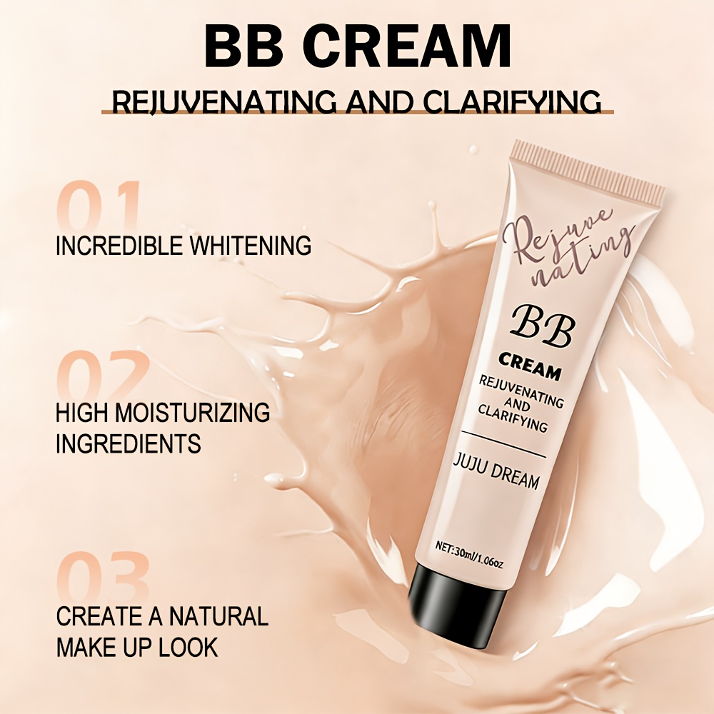 Waterproof BB Cream Full Coverage Concealer for Natural Finish