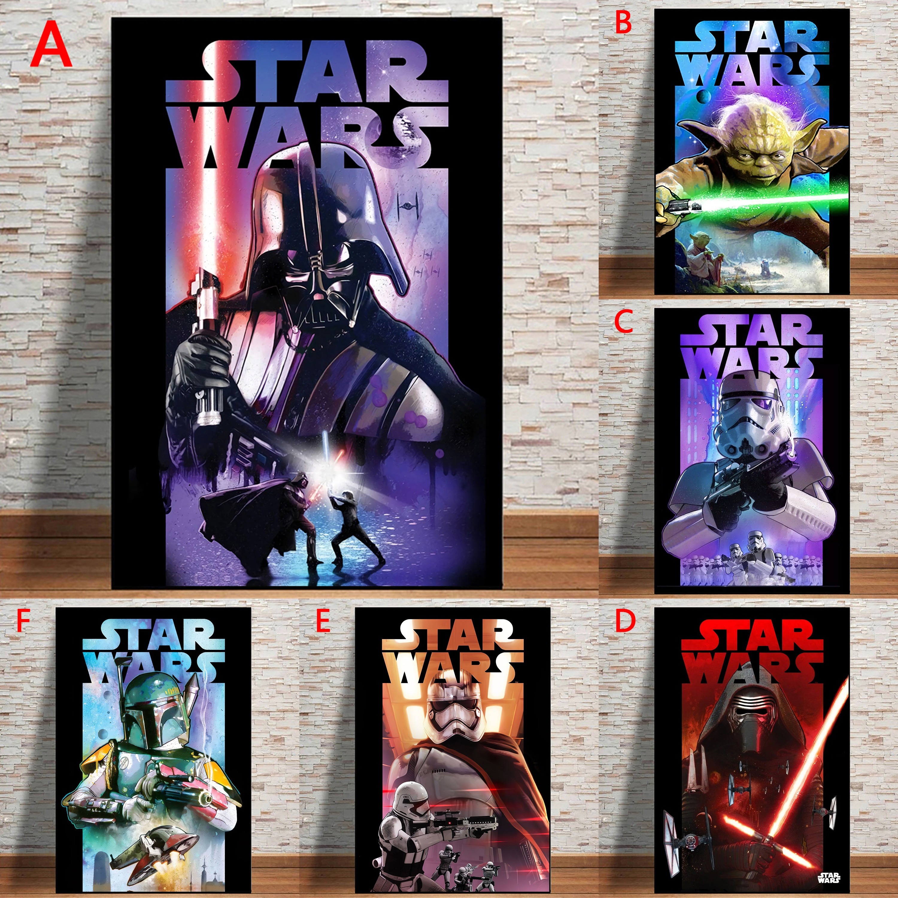 Anime Cartoon Star Wars DIY Full Diamond Painting Kit Art Rhinestones Decor  Gift