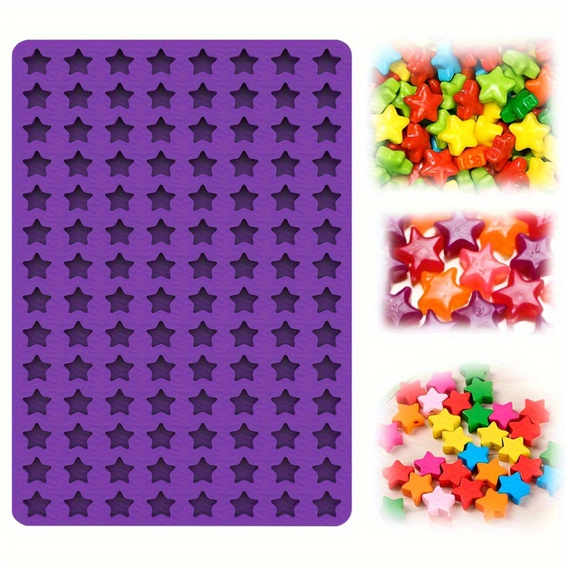 

1pc Bpa-free Silicone Star Mold For Chocolate, Candy & Gummies - 112 Cavities, Perfect For Diy Crafts, Weddings & Parties Chocolate Silicone Mold Silicone Molds For Chocolate