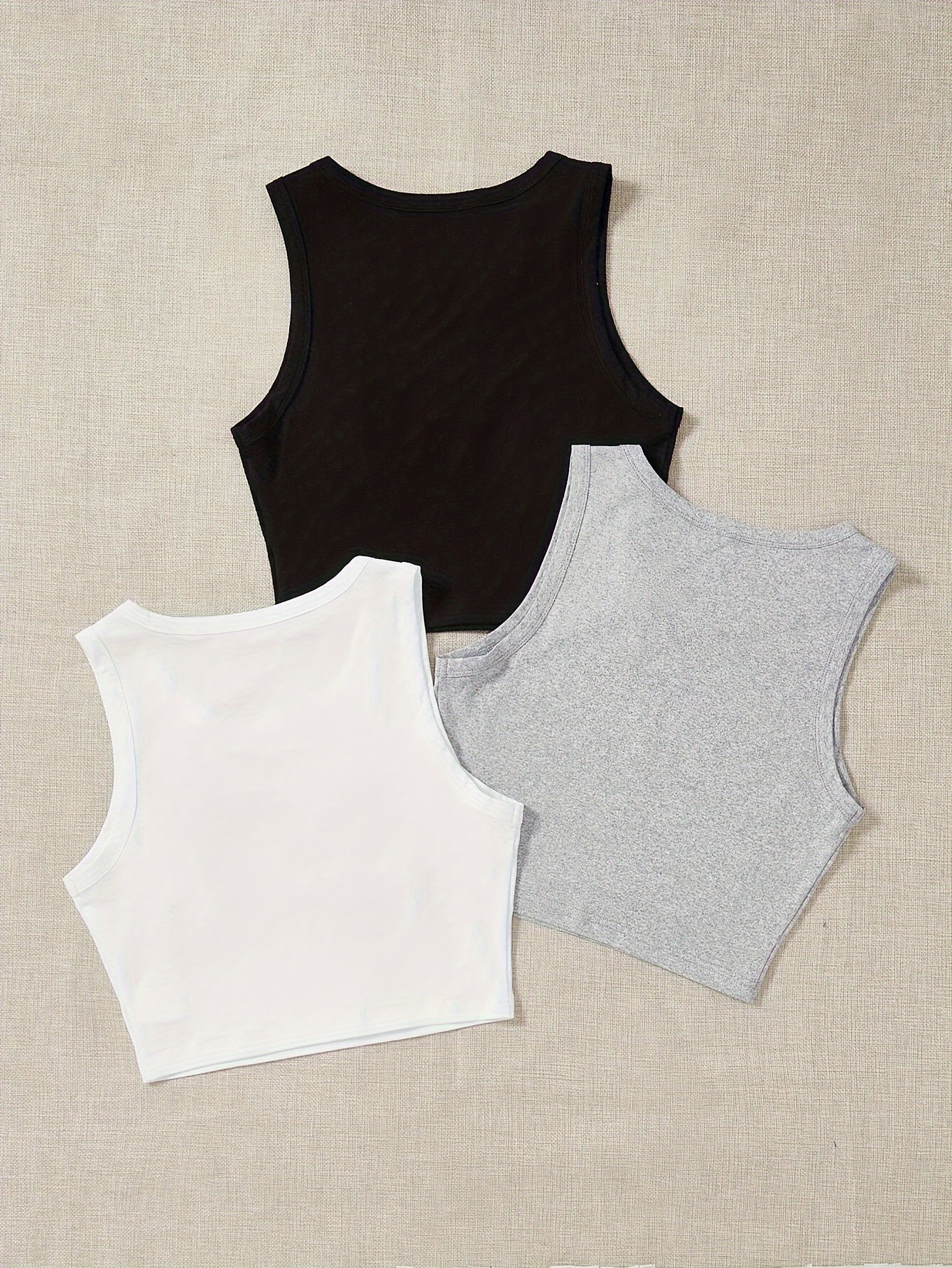 Fashion 3pcs Set with Star And Print Women'S Tank Top - Image 3