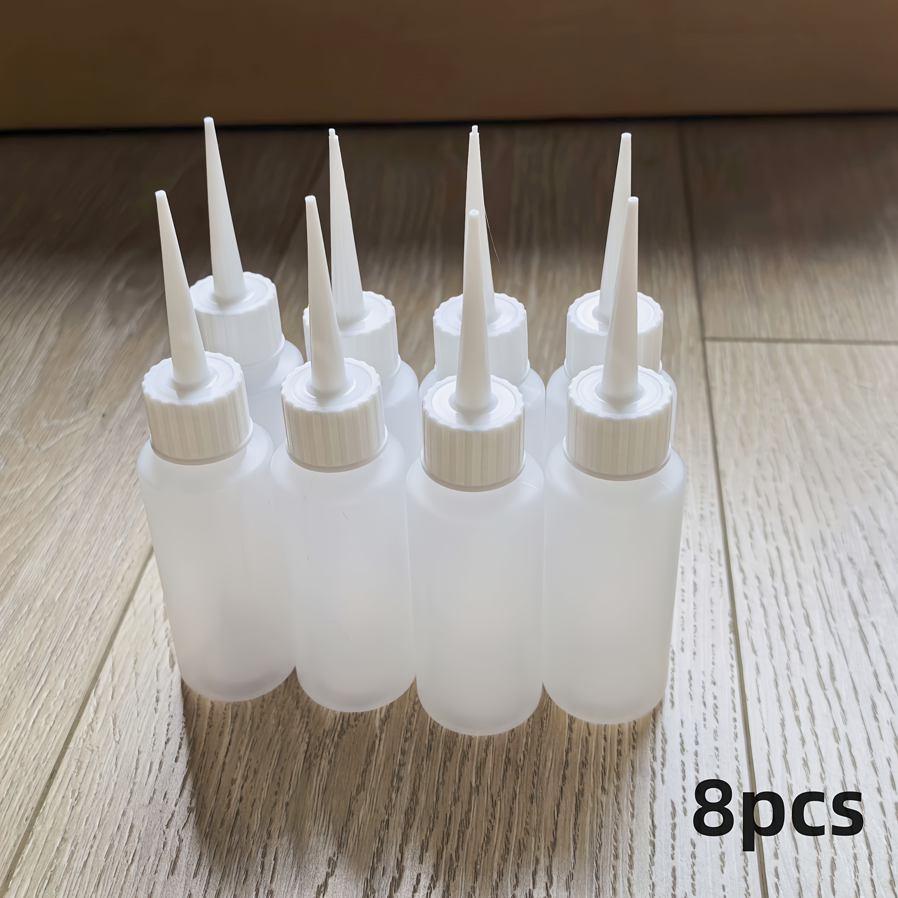 TEMU 4 pezzi/8 pezzi/10 pezzi 1.69Oz a Pressione con Punta a Ago di Precisione - Antigoccia, Dispenser in Plastica per Artigianato, Pittura e Uso