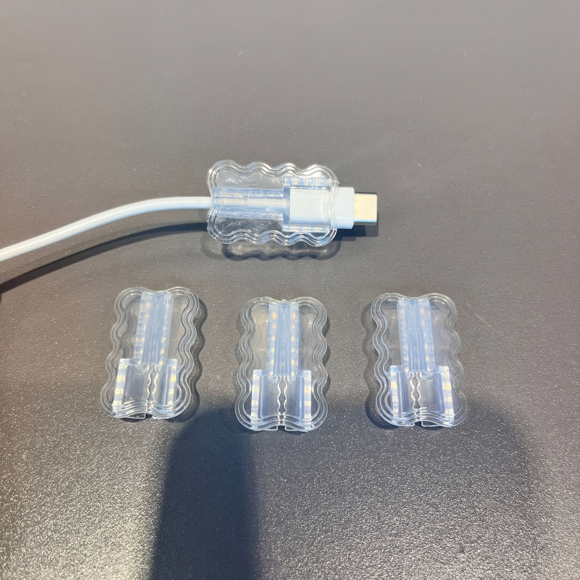 TEMU 7 protectores de cable ondulados de TPU flexibles y duraderos de primera calidad, fundas de cable premium, adicionales de protección de cable de