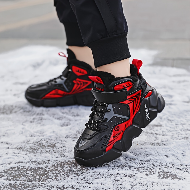 Jongens Sneeuwlaarzen met Dikke EVA Zolen en Pluche Voering, Jongens Casual Schoenen