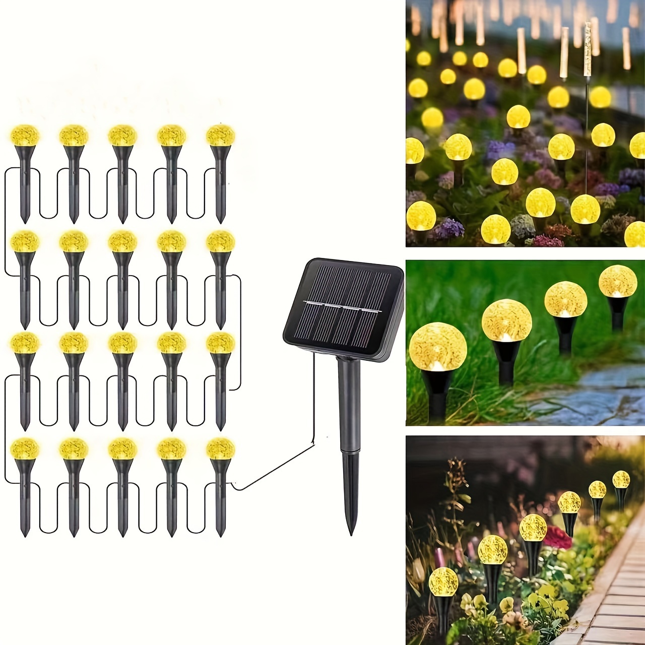 

20 Led - 22.15ft - String Set, Plastic - For Decor, No , 600mah Battery, 8