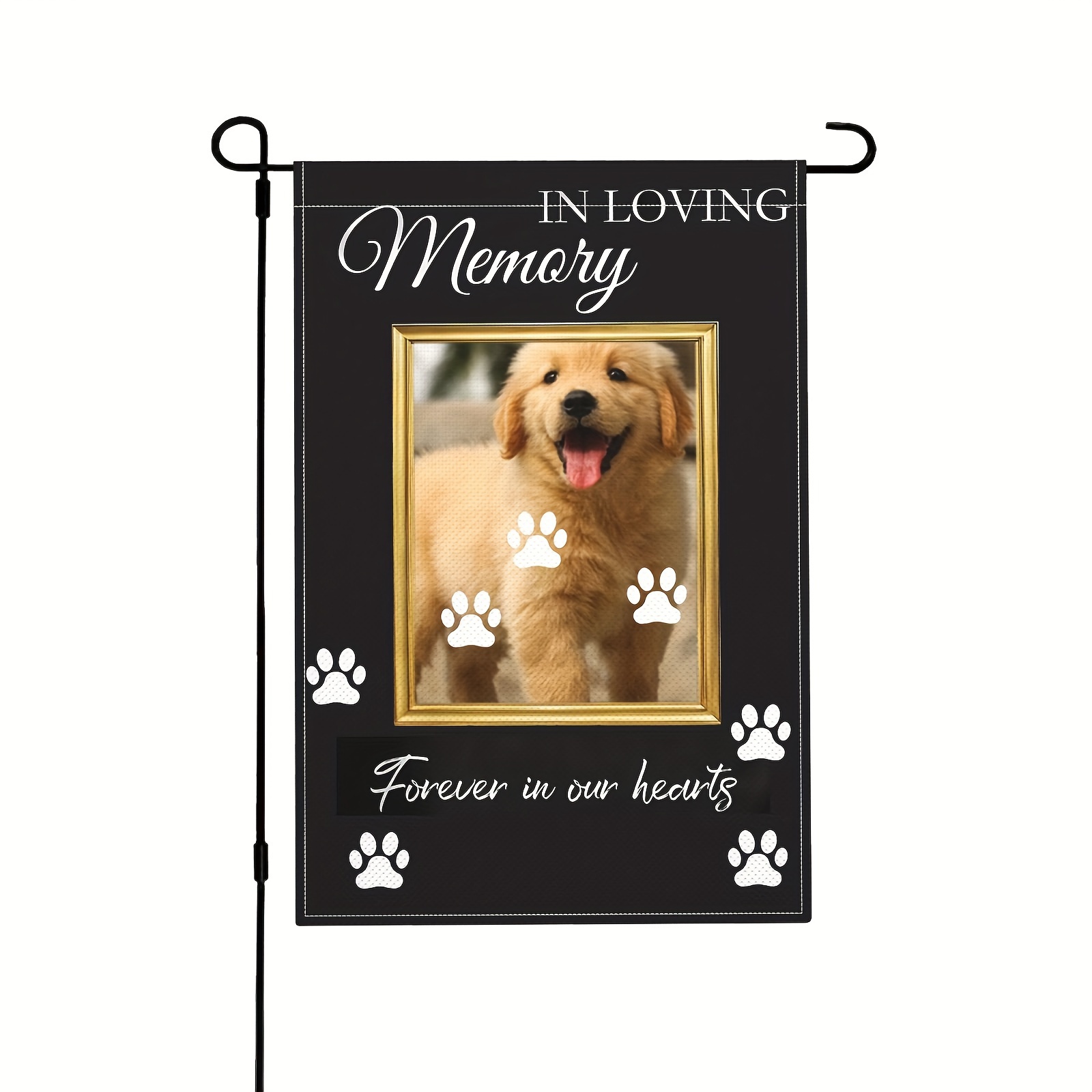 

Customized Double Sided Memorial Flag, Pet Memorial Garden Flag, Photo Gift For Pet , Outdoor Yard Lawn Flag Decor (no Flagpole)