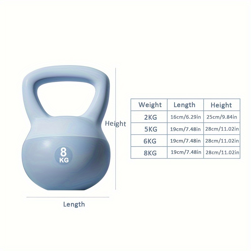 Fitness Kettlebell Workout Weights Home Gym Workout Exercise - Temu