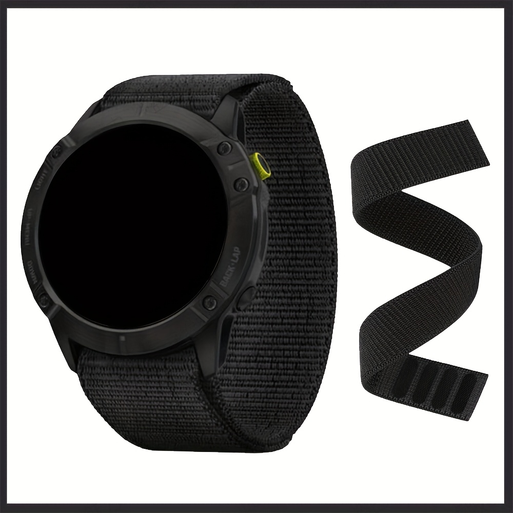 22mm 26mm Hook Loop Nylon Strap For Garmin Fenix 7x 7 6x 6 5x Plus 3 Hr Gen 2 Mk2i 955 945 Band 26mm 22mm Bracelet Wristbands