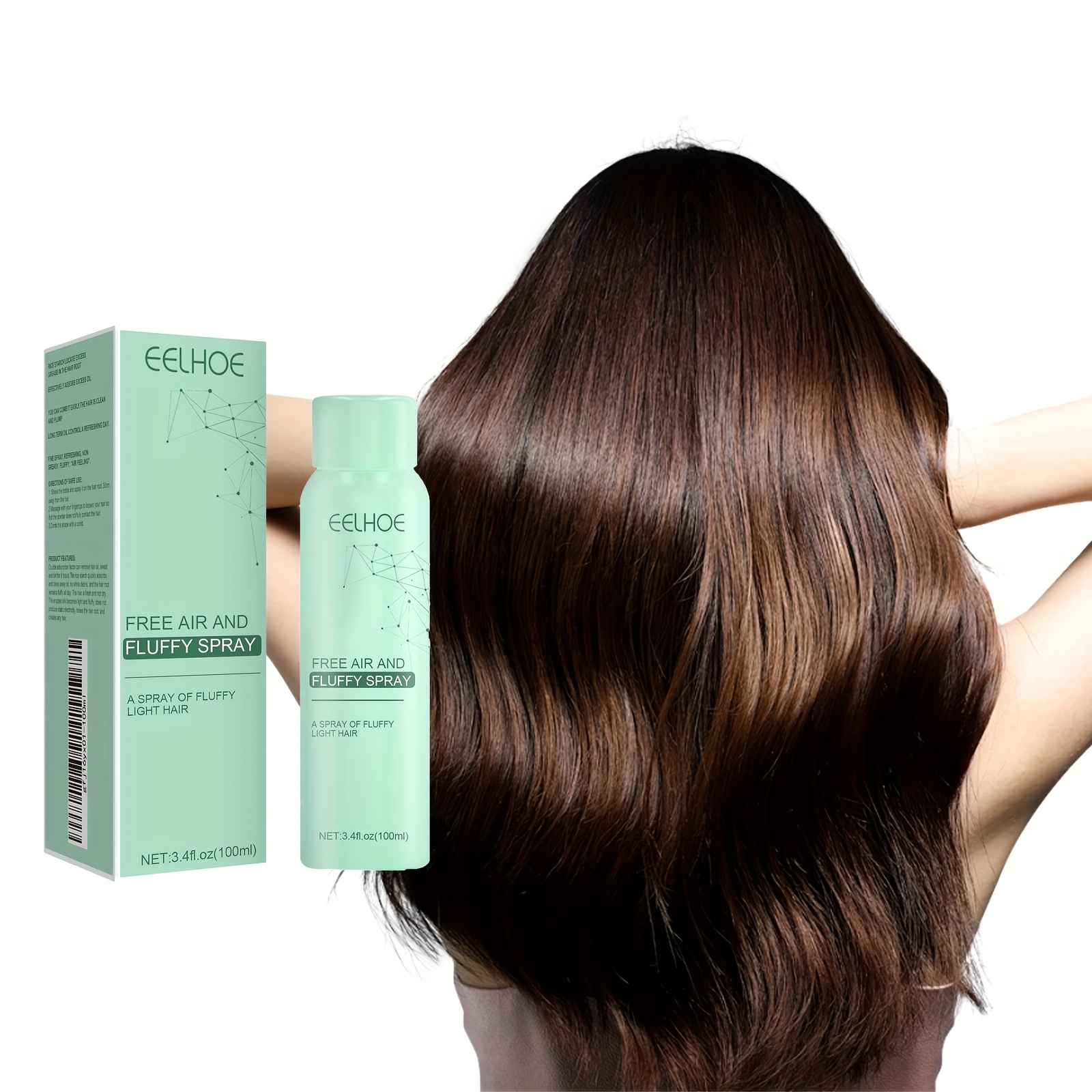 Leave-In Dry Hair Spray, Leave-In Conditioner And Detangler - Anti-Frizz Deep Conditioner for Split Ends And Breakage - for Curly, Dry And Damaged Hair, 3.4oz