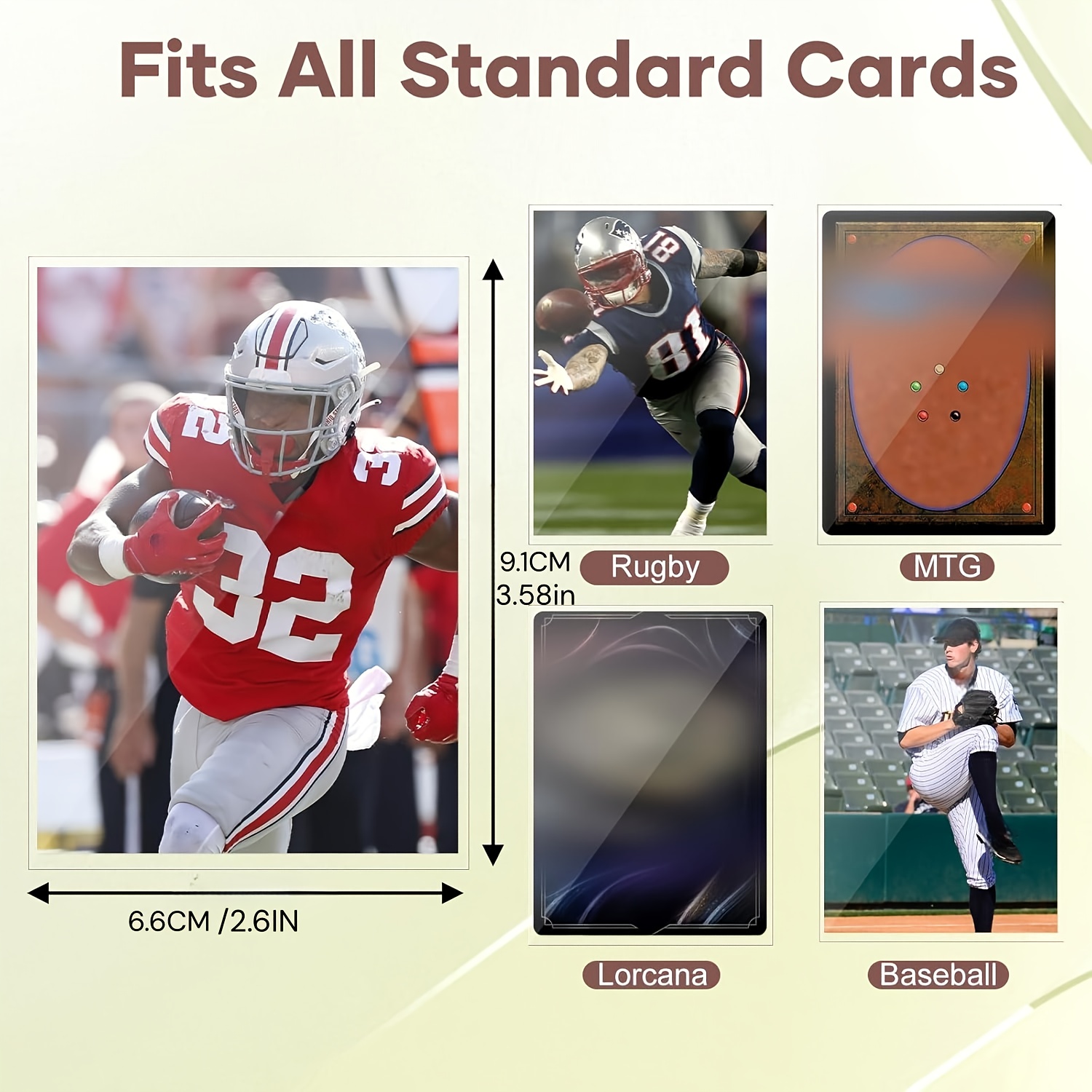 100 600 card sleeves transparent made - Temu Germany