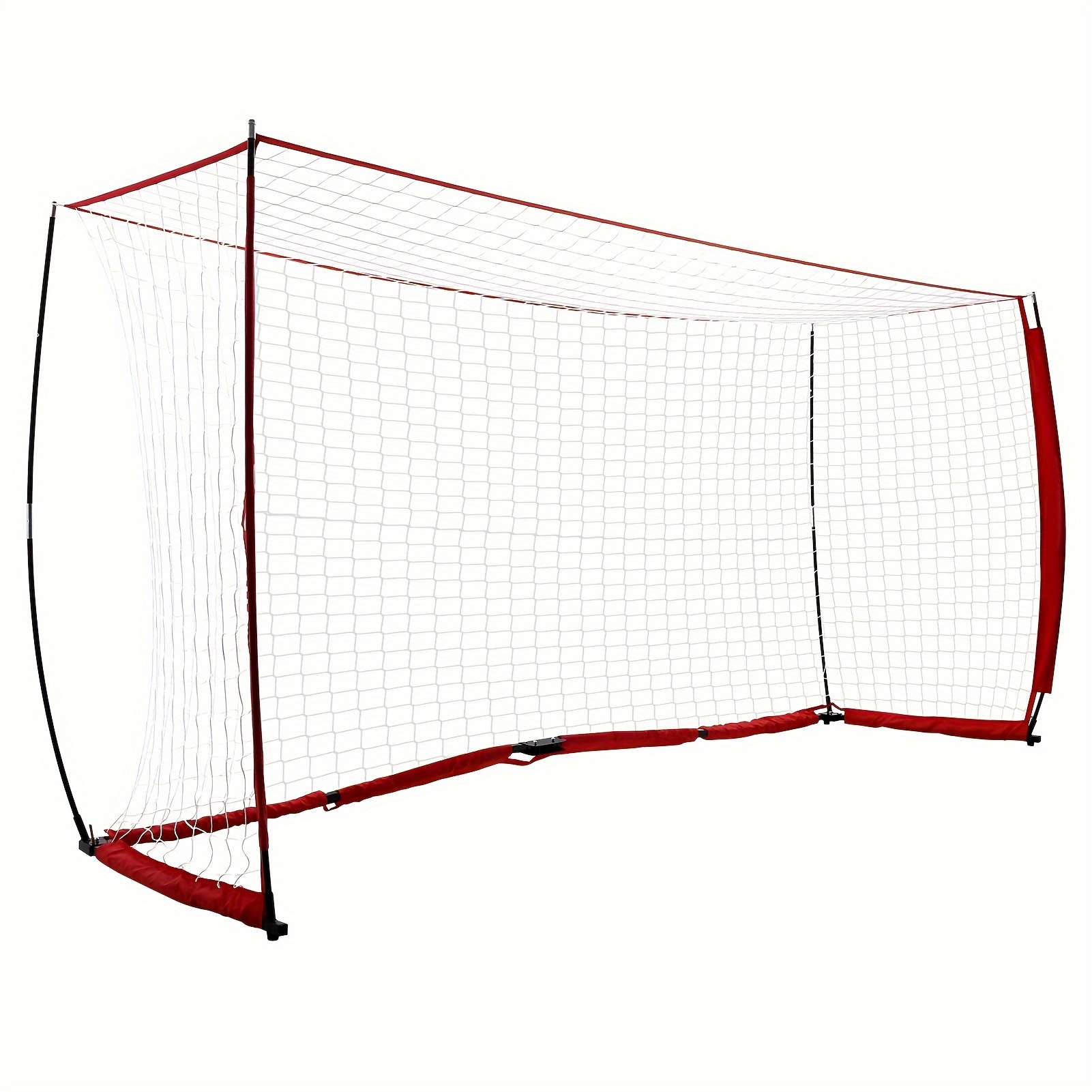 

Portable Soccer Goal Net For Teens/adults, Quick Set-up Soccer Net For Backyard, 12x6ft Portable Soccer Goal Bow Style Net